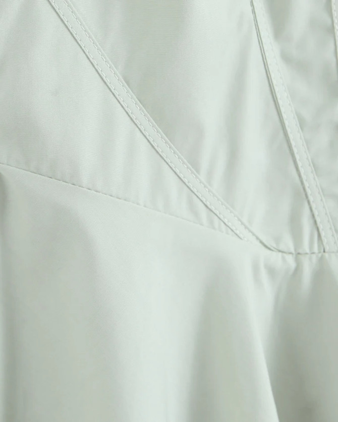 Halter Corset A Line Dress Green