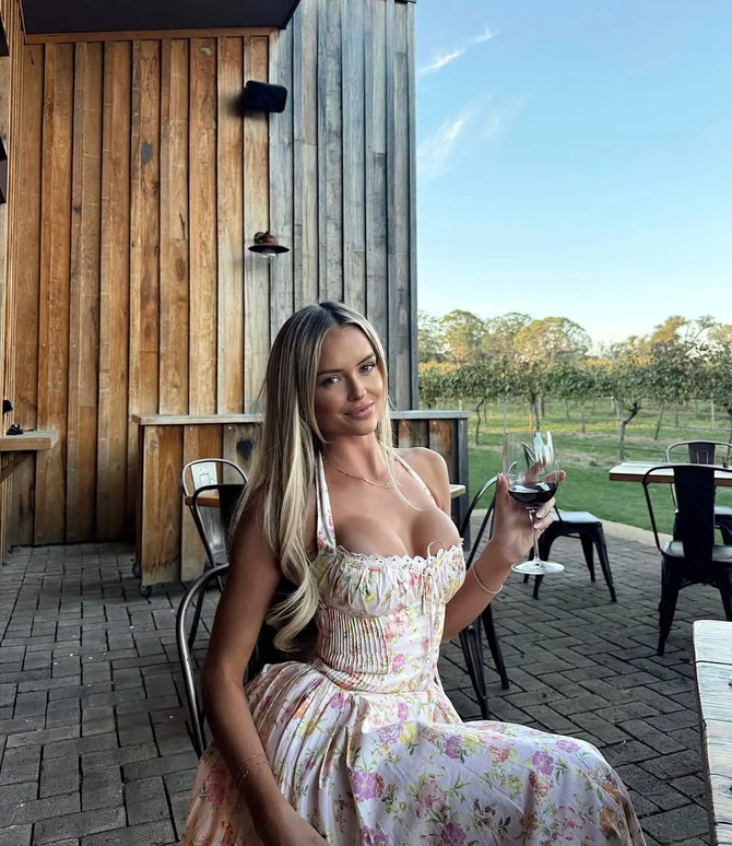 Halter Bustier A Line Midi Dress Floral Pink