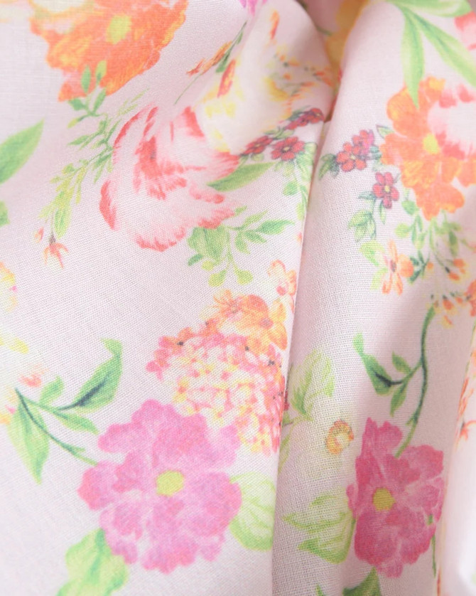 Halter Bustier Skater Midi Dress Floral Pink