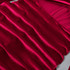 Long Sleeve Draped Midi Velvet Dress Red