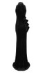 Halter Embellished Maxi Velvet Dress Black