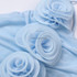 Halter Flower Detail Maxi Dress Light Blue