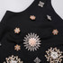 Bejeweled Maxi Dress Black