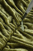 Strapless Ruched Detail Maxi Velvet Dress Green