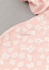 Puff Sleeve Bardot Floral Dress Pink