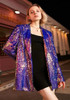 Long Sleeve Duochrome Sequin Blazer