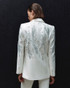 Sequin Suit White