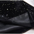 Long Sleeve Sparkly Velvet Blazer Black