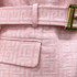 Long Sleeve Belt Blazer Pink