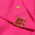 Short Sleeve Blazer Dress Hot Pink