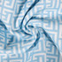 Button Detail Dress Blue White