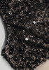 Sequin Embellished Maxi Dress Black