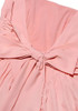 Skater Backless Bow Detail Dress Pink