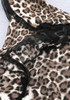 Animal Print Ruffle Bardot Midi Dress