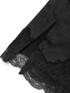 Lace Insert Corset Detail Dress Black