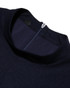 Long Sleeve Pocket Detail Dress Navy Blue