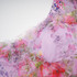 Short Sleeve Floral Ruffle A Line Maxi Dress Pink