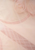 Rose Detail Bustier A Line Midi Dress Pink