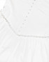 Corset Detail A Line Dress White