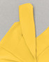 One Shoulder Draped Midi Dress Yellow
