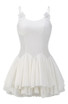 Floral Ruffle A Line Dress White