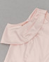 Cold Shoulder Midi Dress Pink