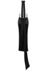 Halter Pearl Detail Backless Maxi Dress Black