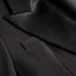 Long Sleeve Silk Lapel Blazer Black