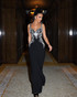 Crystal Embellished Maxi Dress Black