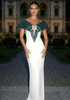 Bardot Pearl Maxi Dress Green White