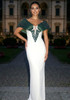 Bardot Pearl Maxi Dress Green White