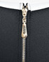 Button Detail Dress Black White