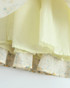 Halter Floral Skater Dress Yellow