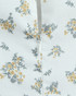 Halter Floral Lace Insert White Yellow