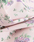 Short Sleeve Floral Corset A Line Midi Dress Pink