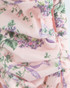 Short Sleeve Floral Corset A Line Midi Dress Pink