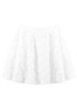 Strapless Corset Floral A Line Velvet Dress Black White