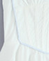 Halter Structured Skater Dress White
