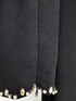 Long Sleeve Embellished A Line Maxi Dress Black