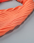 Halter Ruffle Detail A Line Maxi Dress Orange