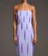 Strapless Embellished Maxi Dress Lavender