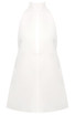 Halter Cut Out Detail A Line Dress White