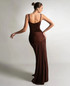 Draped Maxi Dress Draped Maxi Dress BrownBrown