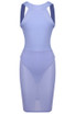 Halter Backless Dress Lavender