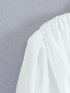 Long Sleeve A Line Dress White