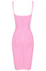 Tie Detail Dress Pink