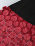 Strapless A Line Maxi Dress Black Burgundy