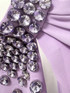 Halter Crystal Draped Maxi Dress Lavender