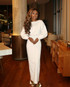 Long Sleeve Maxi Dress White