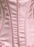 Bardot Strapless Corset Ruffle Dress Pink